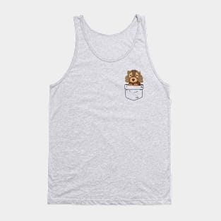 Dachshund puppy in your pocket Tank Top